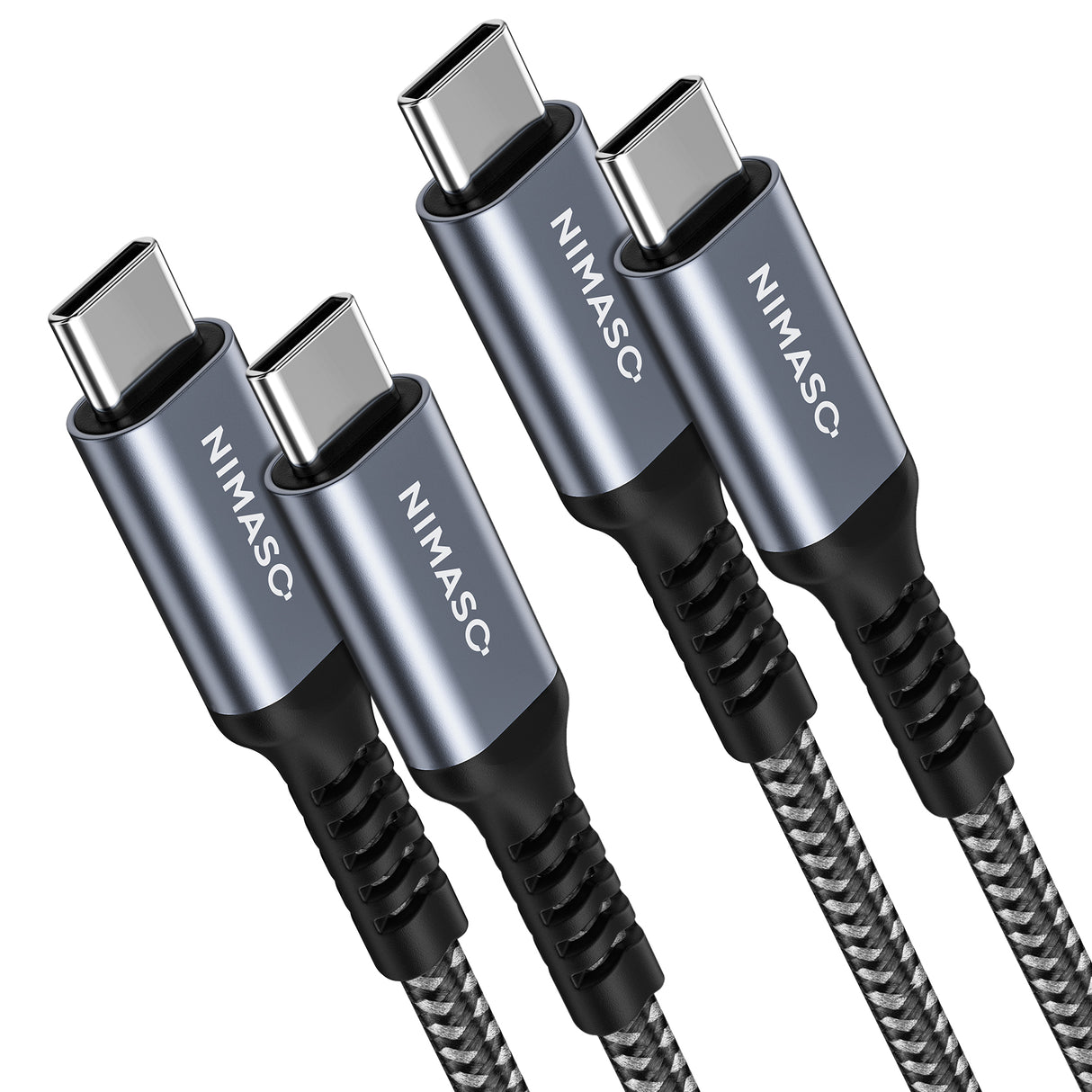 NIMASO USB-C & USB-Cケーブル 60W 急速充電 iPhone17/16/15等機種対応 0.3M/1M/2M/3M長さ