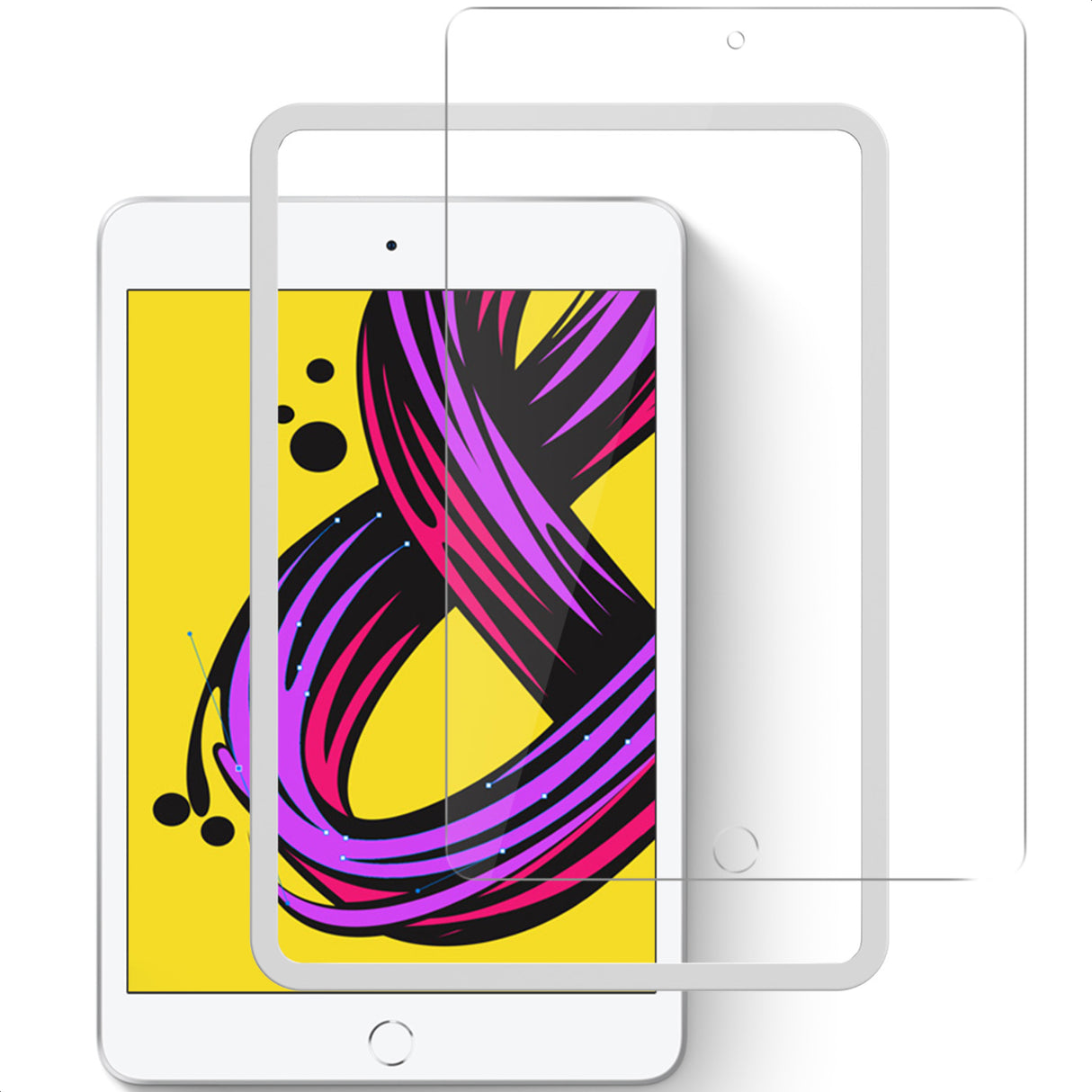NIMASO ガラスフィルム iPad mini 4/mini 5(7.9インチ)用 高光沢 ガイド枠付き 1枚入り