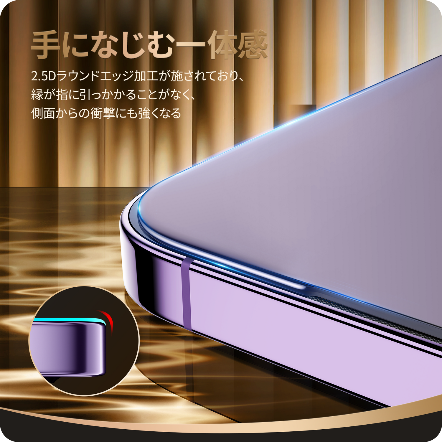 NIMASO iPhone 16e/14 Pro Max/14 Pro/14 Plus/14/13 Pro Max/13 Pro/13 mini/13 強化ガラスフィルム 黒縁なし ガイド枠付き【2枚】