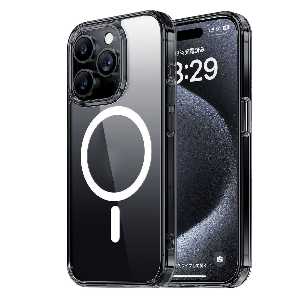 iPhone 15 Pro/Pro Max スマホケース(氷星シリーズ)耐衝撃