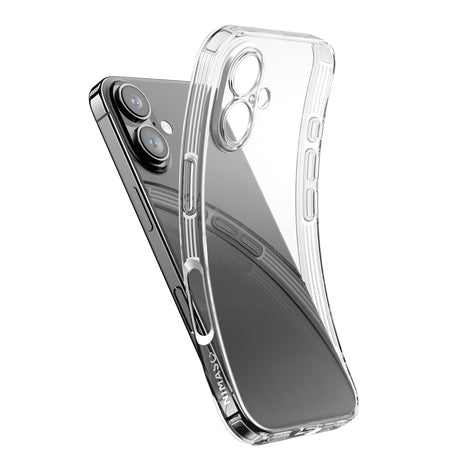 iPhone 16用ケース クリア TPU 耐衝撃 黄ばみにくい(清水シリーズ)