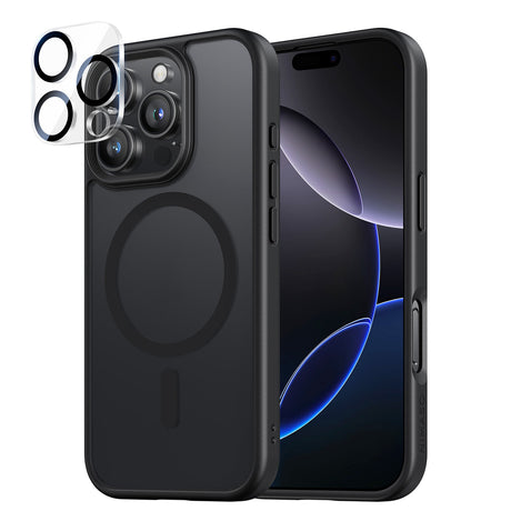 iPhone 16Pro Max用ケース+カメラフィルム MagSafe対応 マット仕上げ