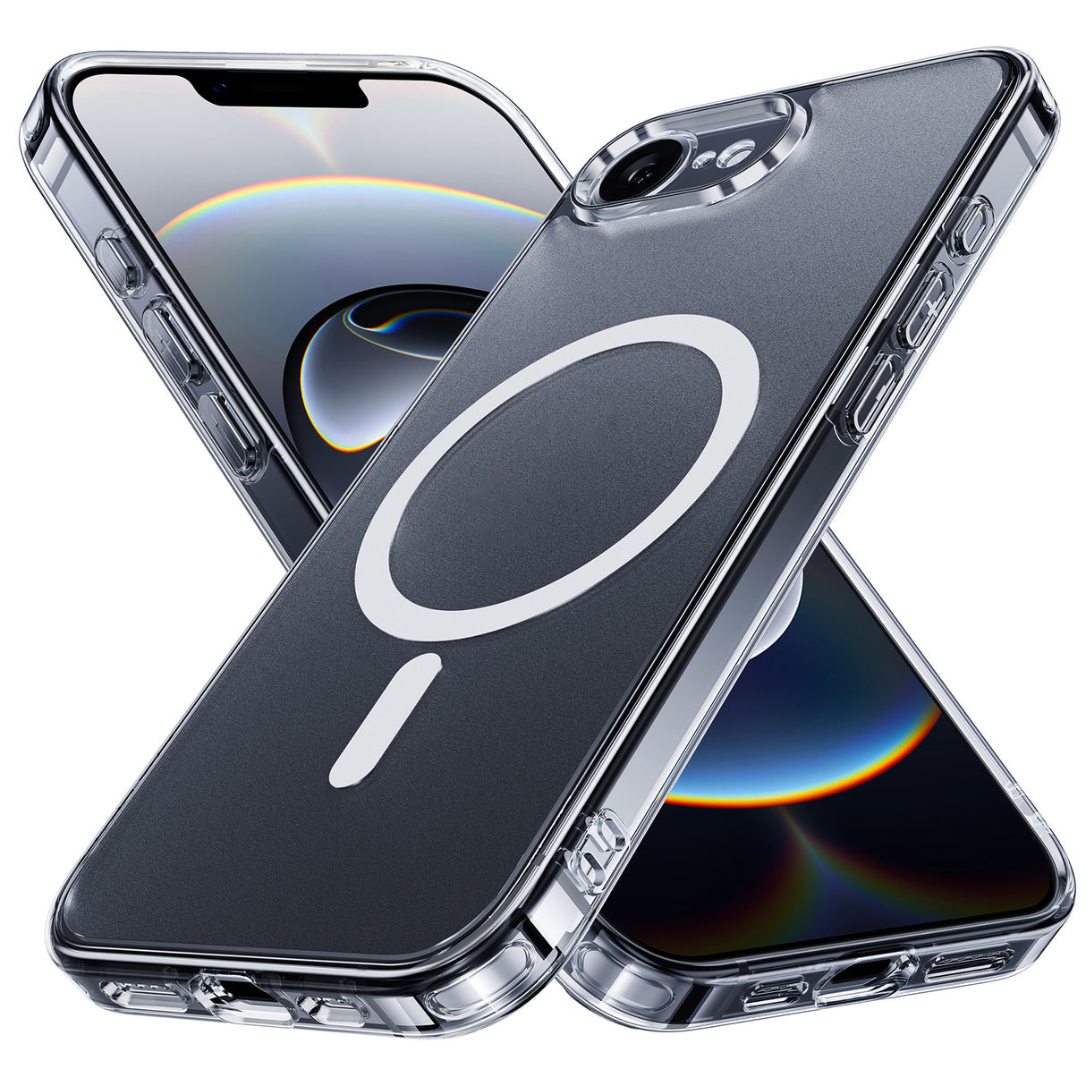 NIMASO iPhone 16 用 ケース カバー 滑り止め マ : NIMASO iPhone 16 Plus 用 ケース MagSafe対応