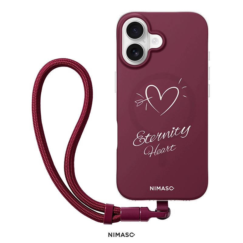 【NIMASO x Destinyシリーズ】 iPhone 17/17 Pro/17 Pro Max/iPhone 16/iPhone 16 Pro/iPhone 16 Pro Max用 ペアケース MagSafe対応 お揃いギフト 限定ストラップ付き