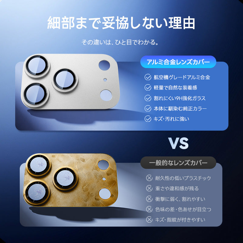【究極の保護セット】NIMASO iPhone 17 Pro 対応 ガラスフィルム + カメラ保護フィルム クリア / アンチグレア / 覗き見防止 アルミ合金