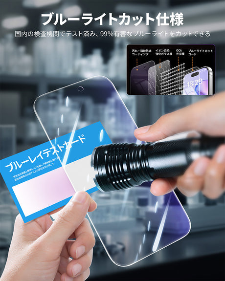 スマホ フィルム おすすめ 目の疲れ軽減