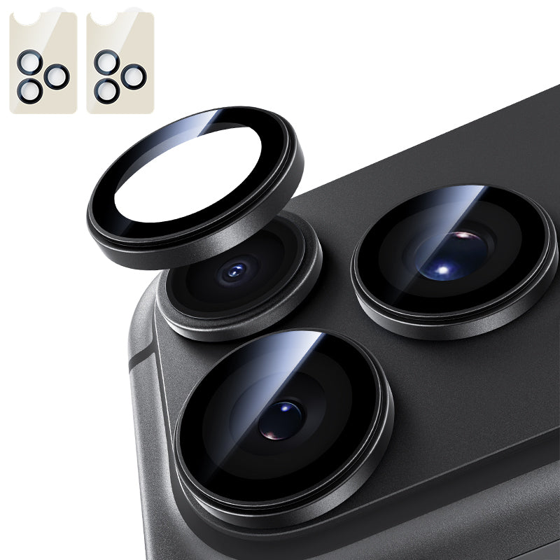 NIMASO Camera Film for iPhone 17/Pro/Pro Max/Air with Black Border and Guide Frame (1 Sheet/2 Sheets)