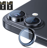 NIMASO iPhone 17/Pro/Pro Max/Air用 カメラフィルム 黒縁取り ガイド枠付き 1/2セット (1枚/4枚/6枚入り)