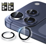 NIMASO iPhone 17/Pro/Pro Max/Air用 カメラフィルム 黒縁取り ガイド枠付き【1枚/2枚セット】