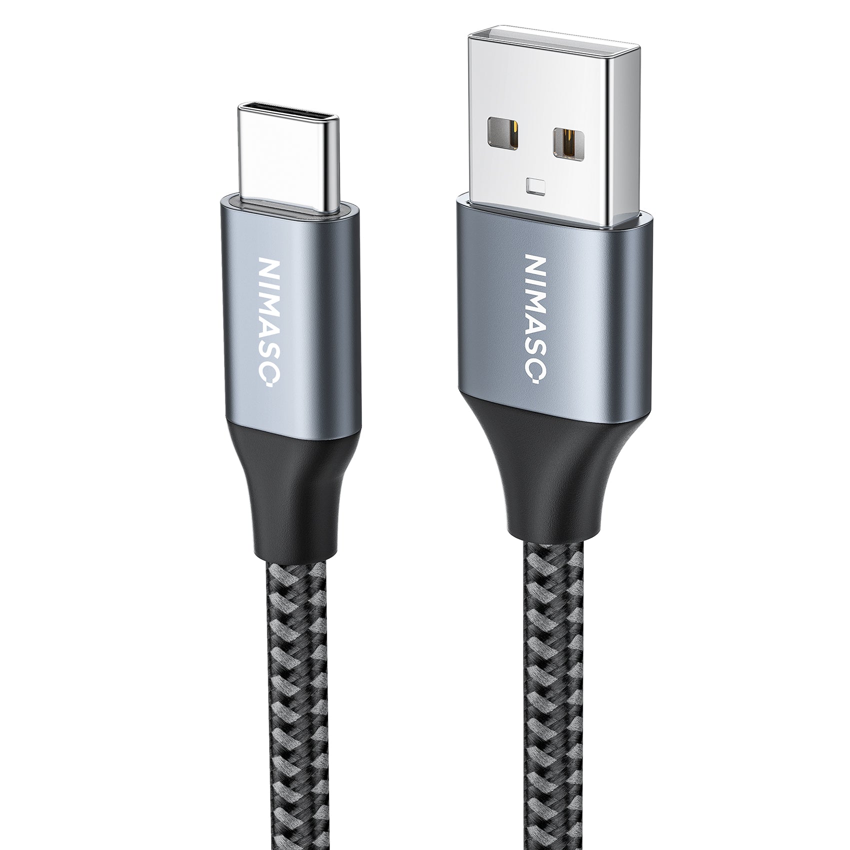 NIMASO USB Type C ケーブル QC3.0対応 3A急速充電 1m/2m