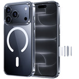 NIMASO iPhone 17/Pro/Pro Max/Air Case, Clear, MagSafe Compatible, Anti-Yellowing, Anti-Fingerprint, and Shockproof (Ice Star Series) 