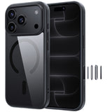 NIMASO iPhone 17/Pro/Pro Max/Air Case, Clear, MagSafe Compatible, Anti-Yellowing, Anti-Fingerprint, and Shockproof (Ice Star Series) 