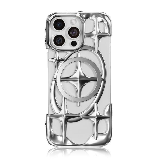 iPhone 16 Pro/Pro Max用ケース MagSafe対応 ダイヤモンド ラグジュアリー