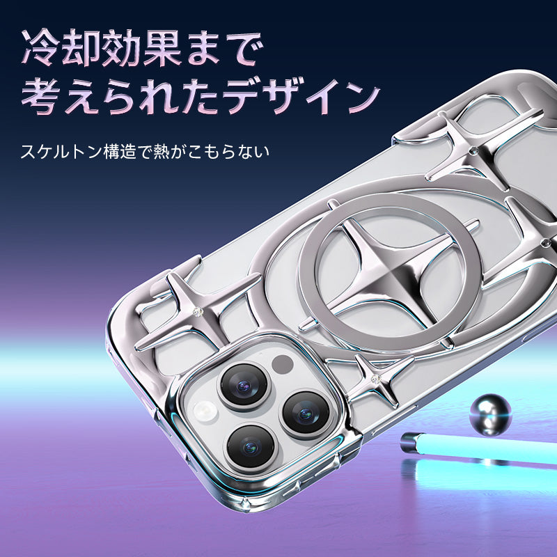 NIMASO iPhone 16 Pro/Pro Max用ケース MagSafe対応