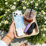 NIMASO iPhone 17/Pro/Pro Max/Air用 ケース MagSafe対応 可愛い おしゃれ 花柄 軽量（フローラルシリーズ）デイジー