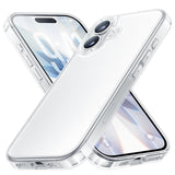 NIMASO iPhone 17/Pro/Pro Max/Air用 ケース クリア/マット 強化ガラス 9H硬度 耐衝撃 黄変防止（氷晶シリーズ）