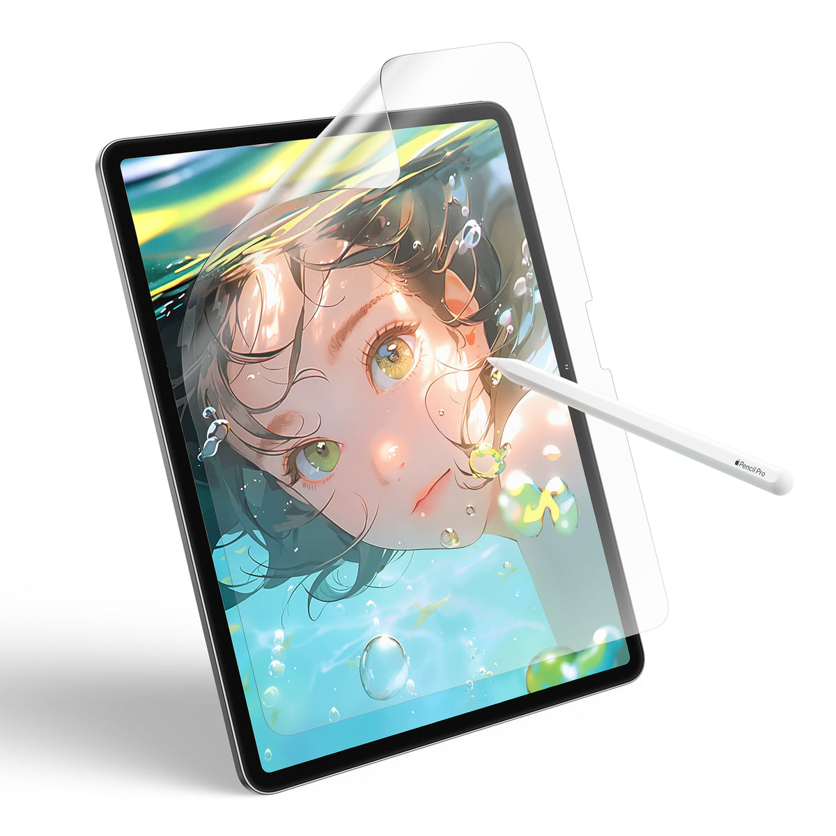 iPad Air 13インチ 光沢 ペーパーライクフィルム 画面の美しさを優先 