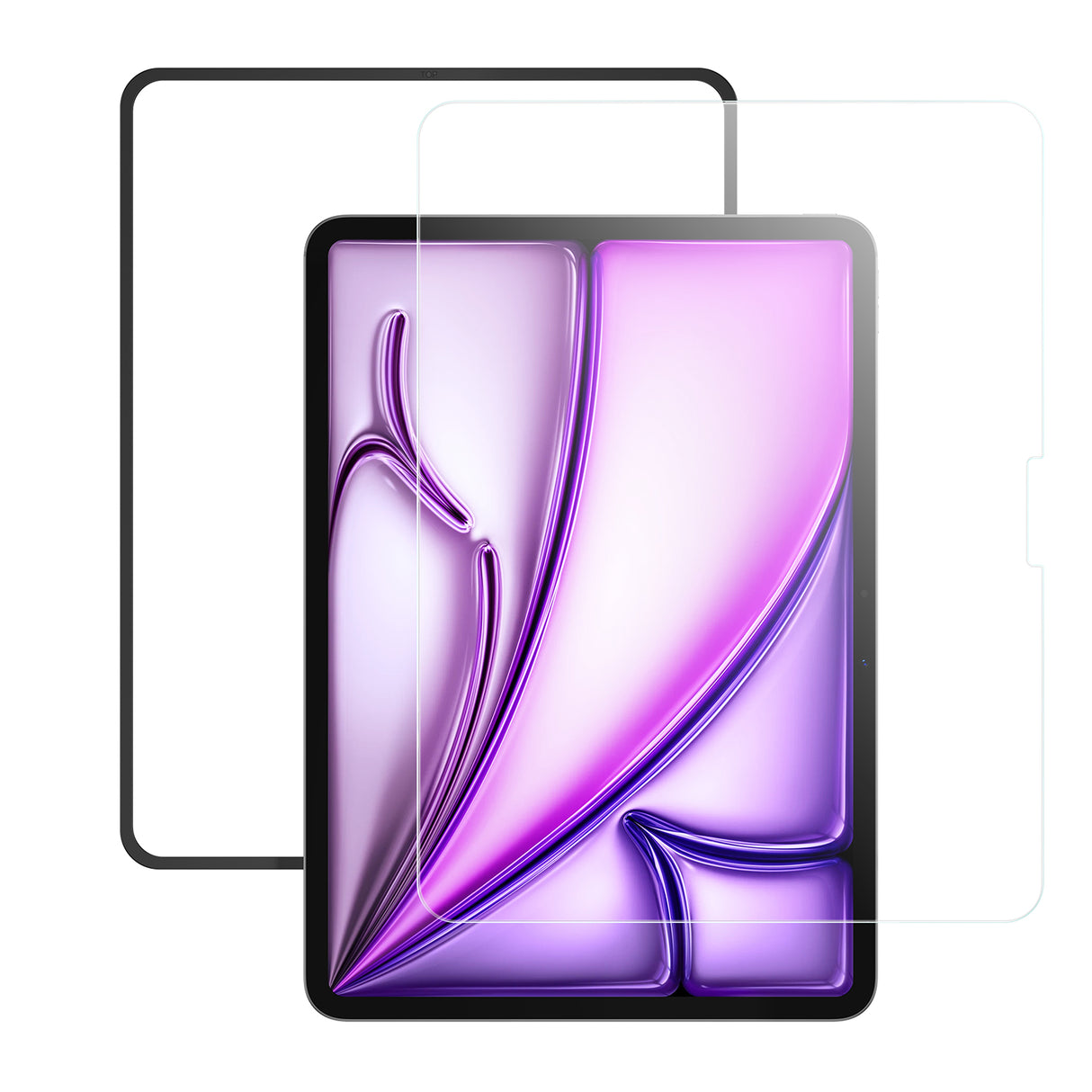 NIMASO アンチグレア ガラスフィルム iPad Air 13インチ M4 第8世代 2026/iPad Air M3 第7世代 2025/iPad Air M2 第6世代 2024用 ガイド枠付