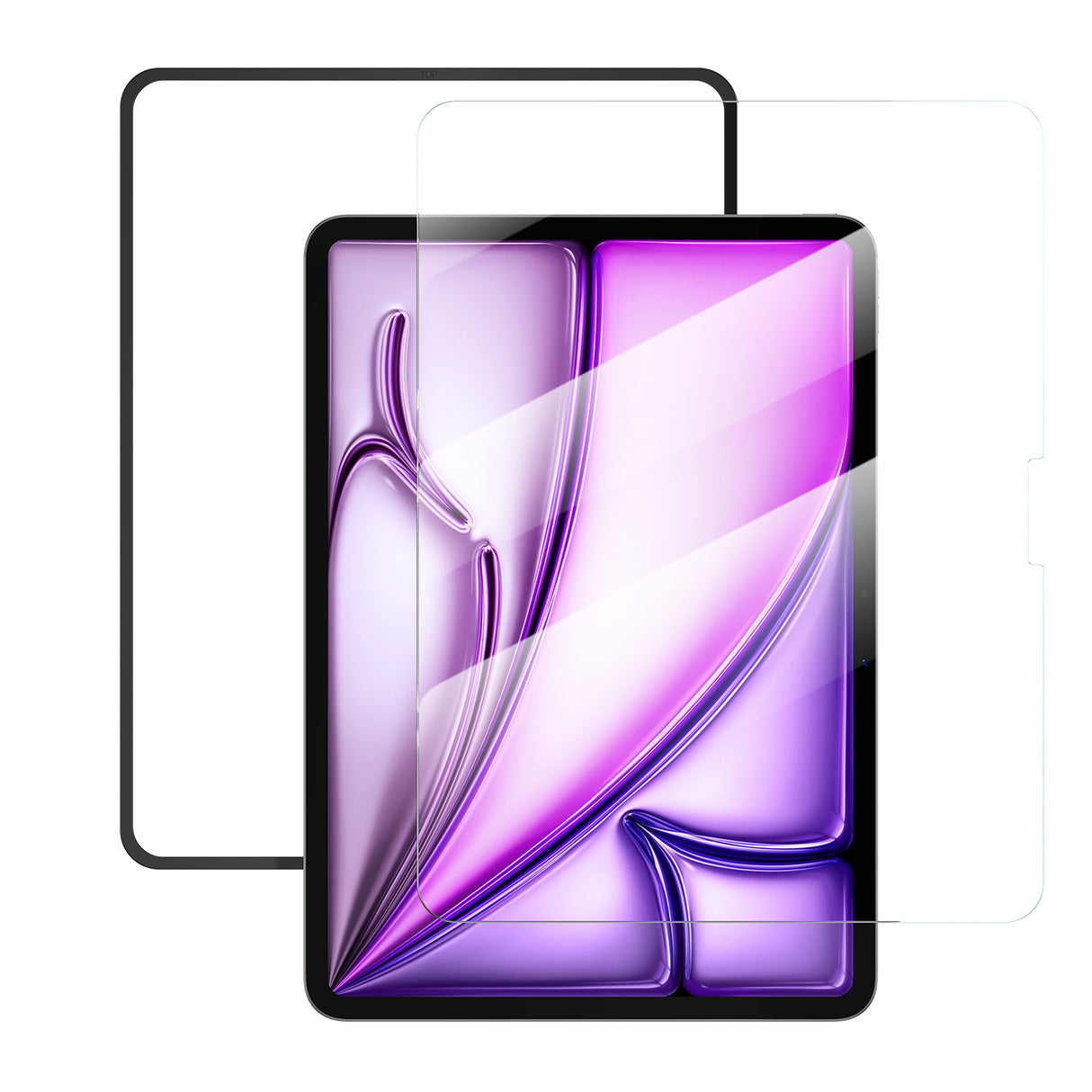 NIMASO ガラスフィルム iPad Air 13インチ M4 第8世代 2026/iPad Air M3 第7世代 2025/iPad Air M2 第6世代 2024用 ガイド枠付