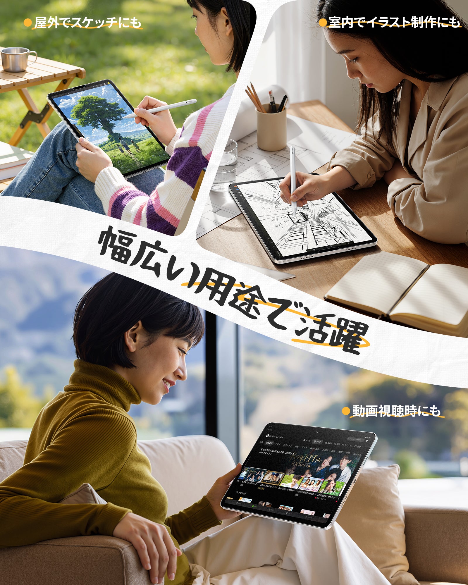 アンチグレア ペーパーライクフィルム iPad Pro シリーズ 人気