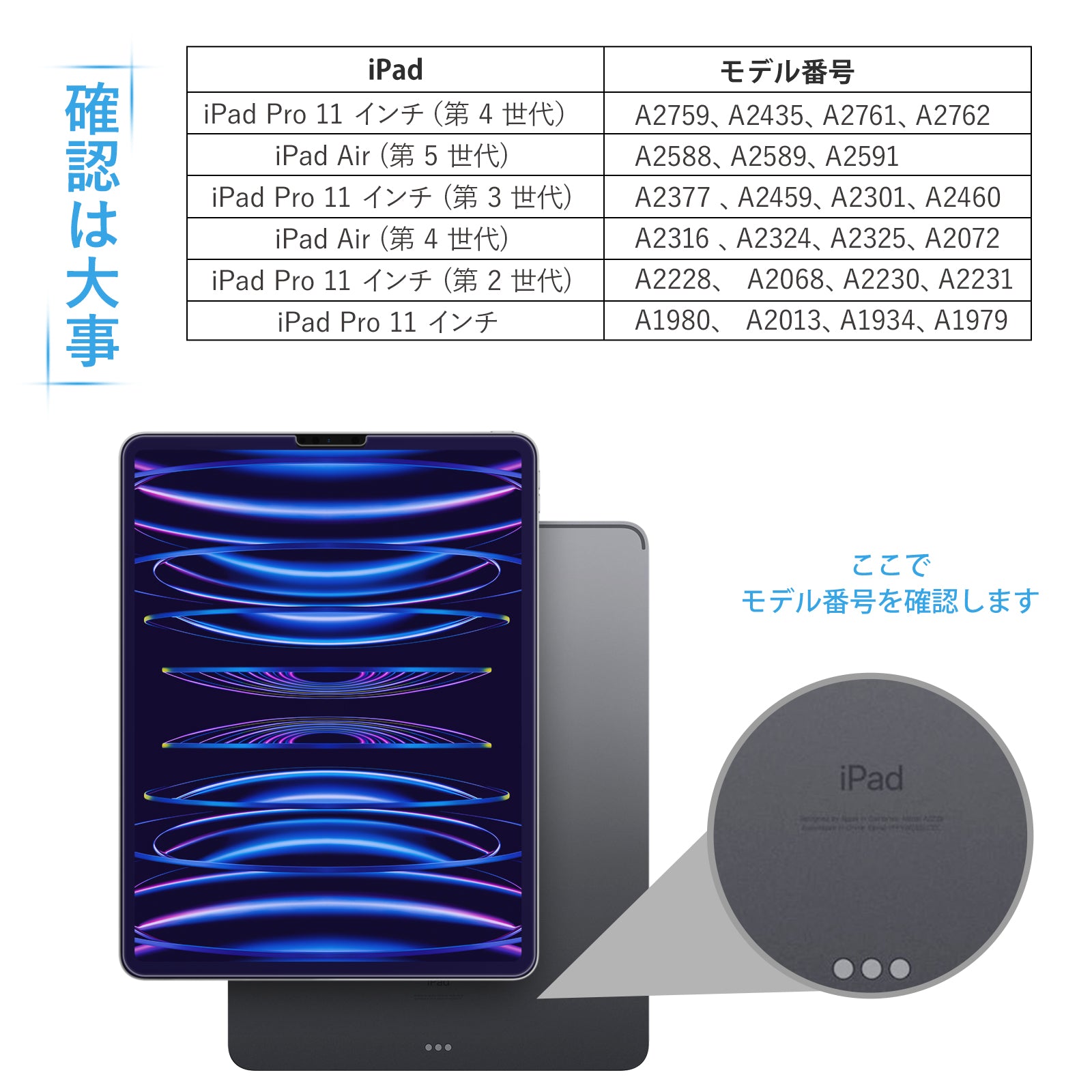 NIMASO ブルーライトカット ガラスフィルム iPad Pro(第1/2/3/4