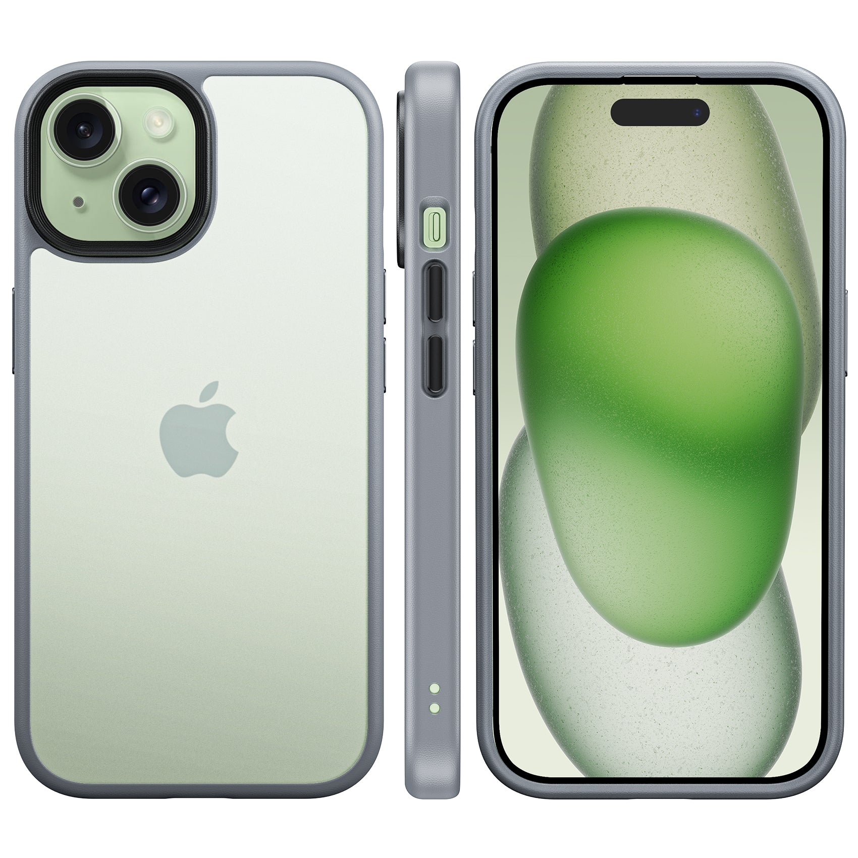 NIMASO iPhone 15/15 Pro用 ケース 滑り止め マット仕上げ スマホケース