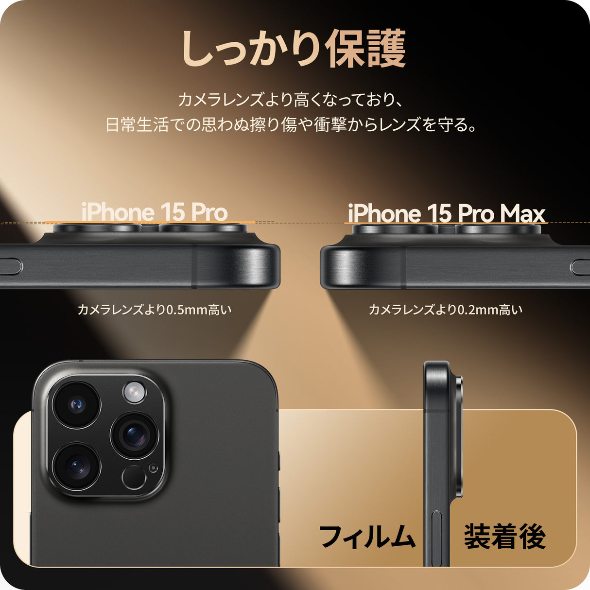 NIMASOカメラカバー NIMASO iPhone 15/Plus/Pro/Pro Max用 カメラカバー アルミ合金