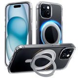 NIMASO  iPhone 15 MagSafe対応 360°回転スタンドケース