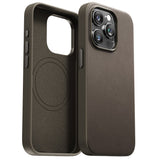 iPhone 15 Pro/15 Pro Max用ケース MagSafe対応 ファインウーブン素材 カーキー色 