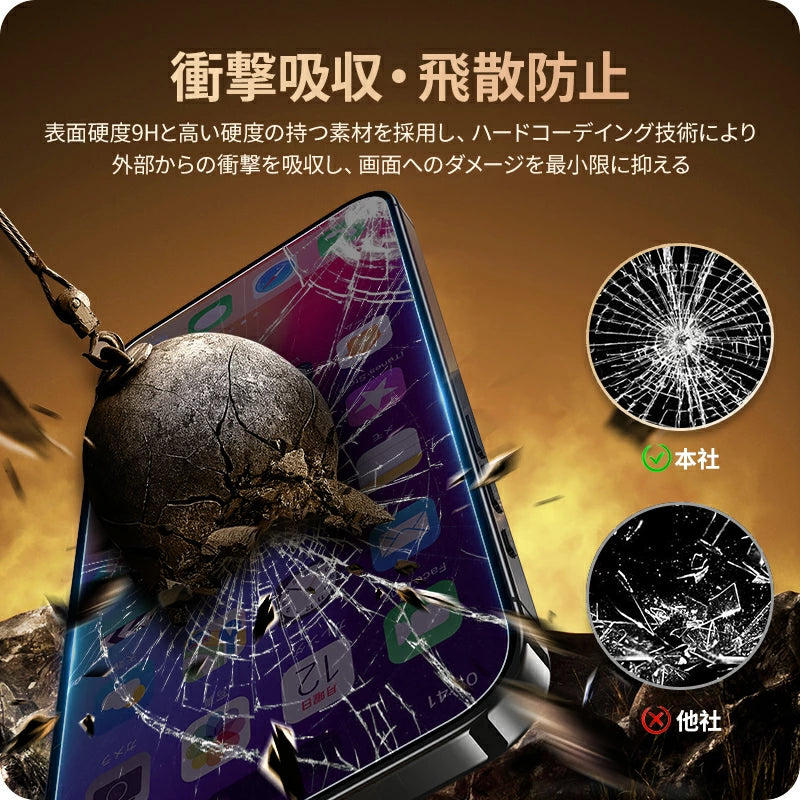 NIMASO Blue Light Blocking Tempered Glass Screen Protector for iPhone 16/Pro/16 Pro Max, Reduces Eye Strain, Includes Black Bezel and Automatic Dust Removal Guide Frame (2 Screens) 