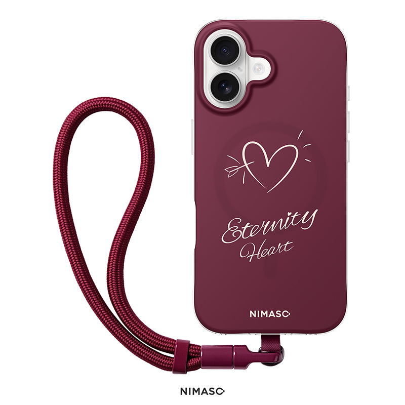 【NIMASO x Destinyシリーズ】 iPhone 17/17 Pro/17 Pro Max/iPhone 16/iPhone 16 Pro/iPhone 16 Pro Max用 ペアケース MagSafe対応 お揃いギフト 限定ストラップ付き