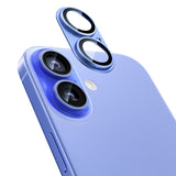 NIMASO iPhone 16/Plus/Pro/Pro Max用 カメラフィルム アルミ合金製＋9Hガラス 1枚/2枚セット