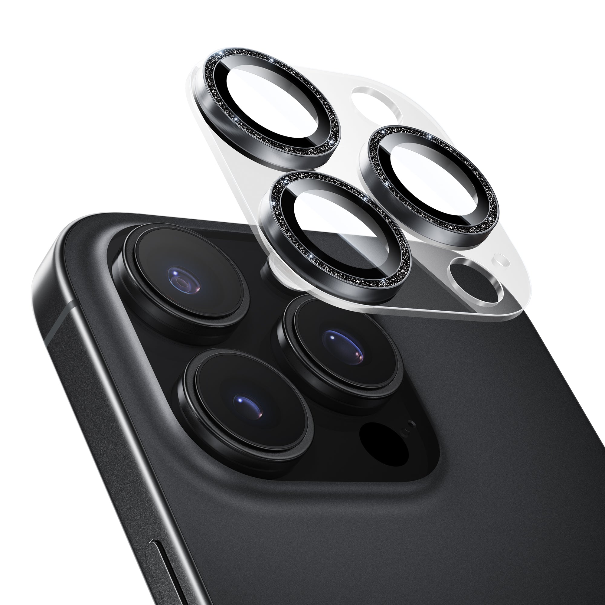 iPhone15Plus ブラック 128GB カメラ保護レンズ NIMASOガラスフィルムセット NIMASO カメラフィルム iPhone 15/Plus/Pro/Pro Max 対応 アクリル＋