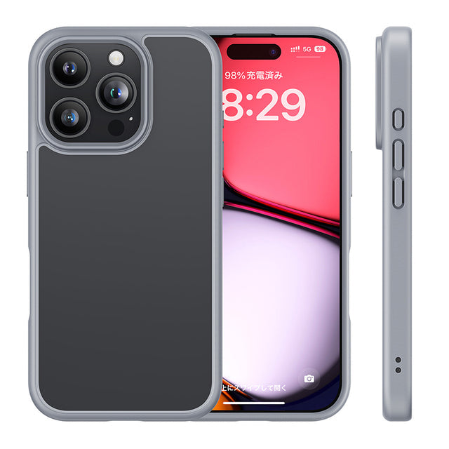 NIMASO iPhone 16/Plus/Pro/Pro Max用ケース マット仕上げ 耐衝撃