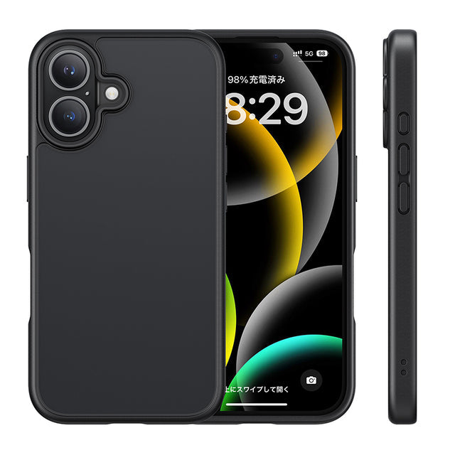 NIMASO iPhone 16/Plus/Pro/Pro Max用ケース マット仕上げ 耐衝撃