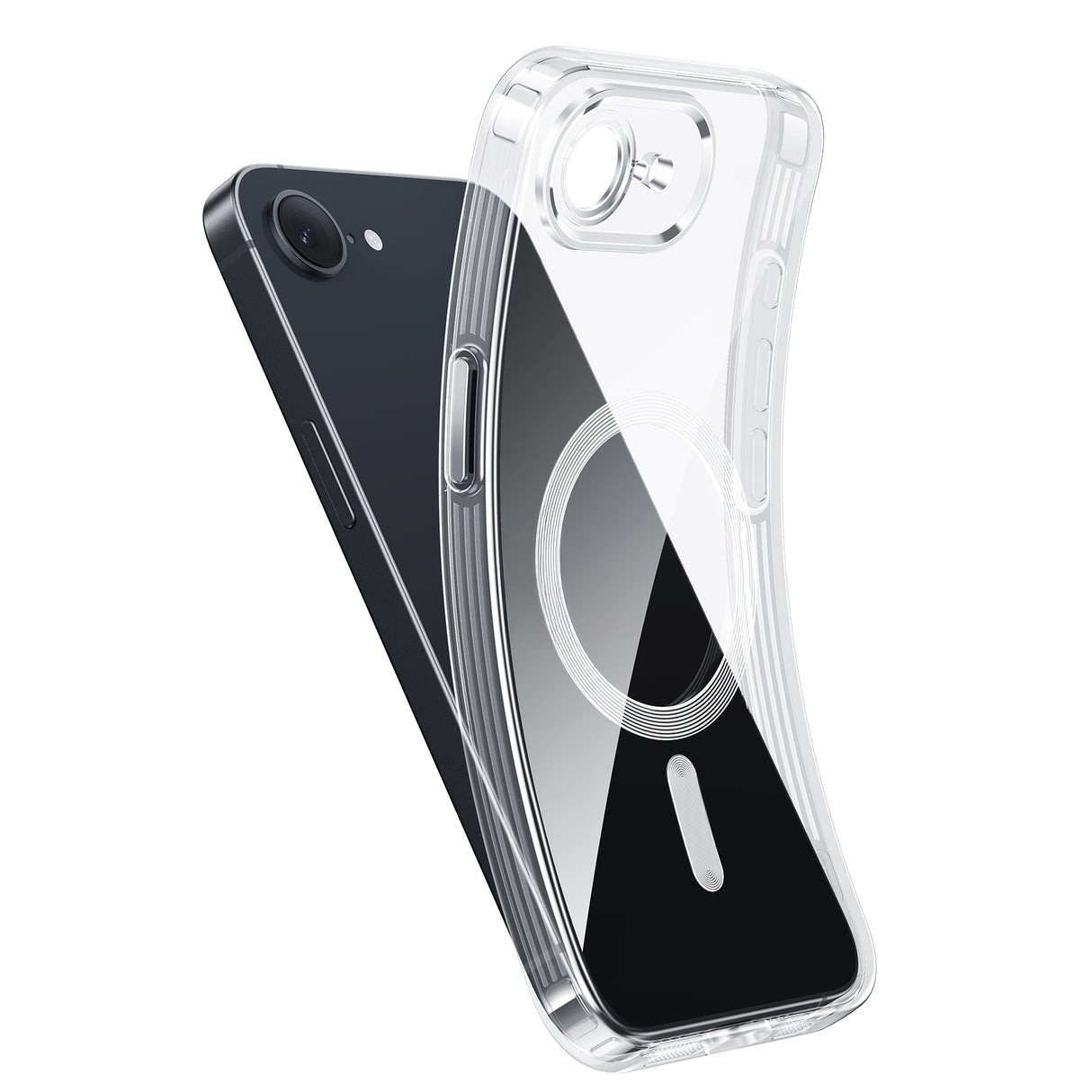 iPhone16e 黒　128GB 美品nimasoケース付　simフリー NIMASO iPhone 16e Case, MagSafe Accessories Compatible, TPU Case, Clea