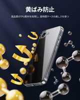  iPhone 16eケース TPU クリア　黄ばみ防止