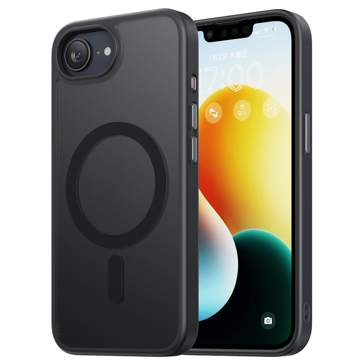 Apple iPhone16e ブラック 128GB MagSafe対応ケース MagSafe対応iPhone 16シリコーンケース – ブラック - Apple（日本）