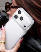 NIMASO カメラフィルム iPhone 17/Pro/Pro Max 対応 アクリル＋キラキラ 全面保護 黒縁取り 9H強化ガラス 耐衝撃 1枚セット