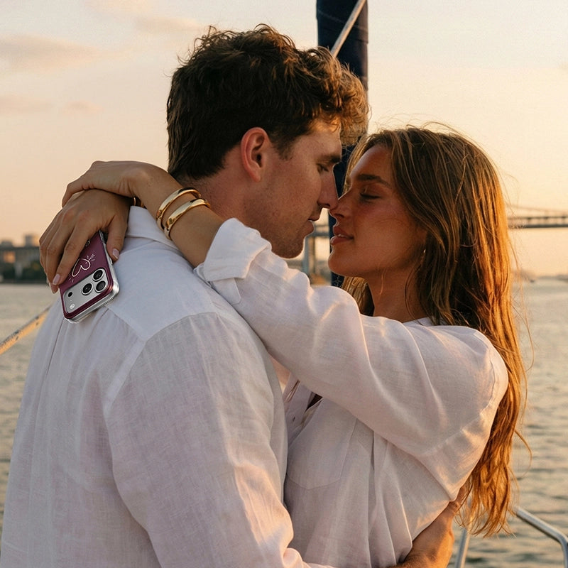 【NIMASO x Destinyシリーズ】 iPhone 17/17 Pro/17 Pro Max/iPhone 16/iPhone 16 Pro/iPhone 16 Pro Max用 ペアケース MagSafe対応 お揃いギフト 限定ストラップ付き