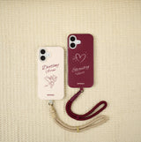 【NIMASO x Destinyシリーズ】 iPhone 17/17 Pro/17 Pro Max/iPhone 16/iPhone 16 Pro/iPhone 16 Pro Max用 ペアケース MagSafe対応 お揃いギフト 限定ストラップ付き