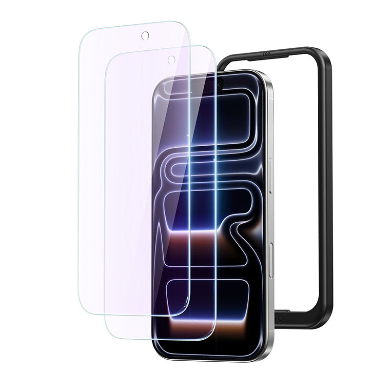 NIMASO iPhone 17/Pro/Pro Max/Air用 ブルーライトカットガラス