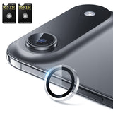 NIMASO iPhone 17/Pro/Pro Max/Air用 カメラフィルム 黒縁取り 全面保護 ガイド枠付き【2枚】