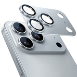 NIMASO iPhone 17/Pro/Pro Max/Air用 カメラフィルム アルミ合金＋9H強化ガラス 全面保護 黒縁取り 耐衝撃 ガイド枠付き