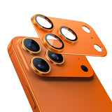 NIMASO iPhone 17/Pro/Pro Max/Air用 カメラフィルム アルミ合金＋9H強化ガラス 全面保護 黒縁取り 耐衝撃 ガイド枠付き