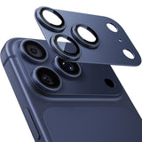NIMASO iPhone 17/17 Pro/Pro Max/Air用 カメラフィルム アルミ合金＋9H強化ガラス 全面保護 黒縁取り 耐衝撃 ガイド枠付き