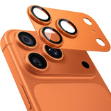 NIMASO iPhone 17/17 Pro/Pro Max/Air用 カメラフィルム アルミ合金＋9H強化ガラス 全面保護 黒縁取り 耐衝撃 ガイド枠付き