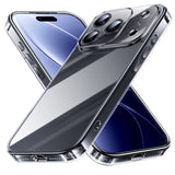 NIMASO iPhone 17/Pro/Pro Max/Air用 ケース クリア/マット 強化ガラス 9H硬度 耐衝撃 黄変防止（氷晶シリーズ）
