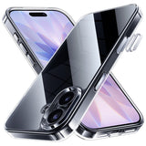 NIMASO iPhone 17/Pro/Pro Max/Air用 ケース クリア 黄変防止 耐衝撃 ストラップホール（氷星シリーズ）