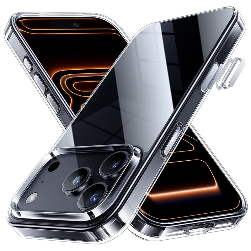 NIMASO iPhone 17/Pro/Pro Max/Air用 ケース クリア 黄変防止 耐衝撃